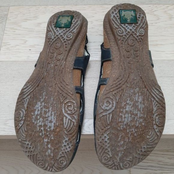 EL Naturalista Womens Wakataua 433 Black Slingback Sandals Size EUR 36 US 5.5-6 - Picture 4 of 5